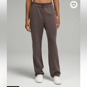 Lululemon softstreme high-rise pant sweatpant brown